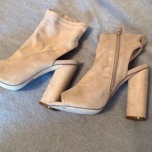 Tan pumps